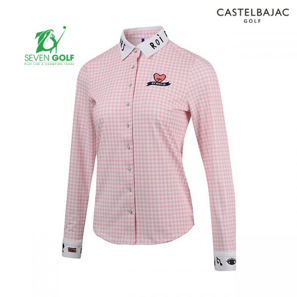 ÁO THUN GOLF POLO NỮ DÀI TAY CASTELLBAJAC  BG8FTS504