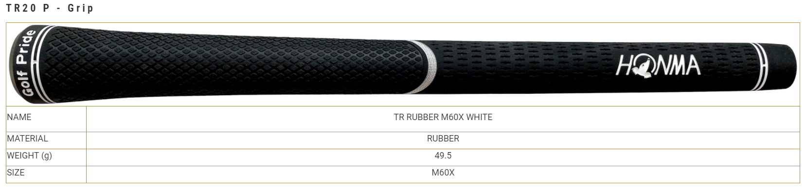 Gậy sắt Honma Tour World TR20_P VIZARD (#6-11)