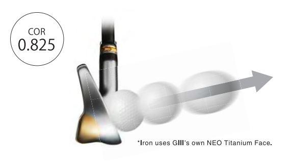 Gậy sắt GIII Daiwa V8 HR HIGH REPULSION TRENCH (#5-10, P,A,S )