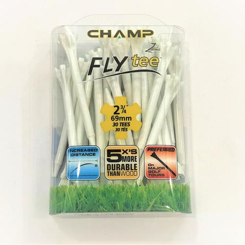 Champ Fly Tee Golf 2-3/4" 30P Pack (White)-92521