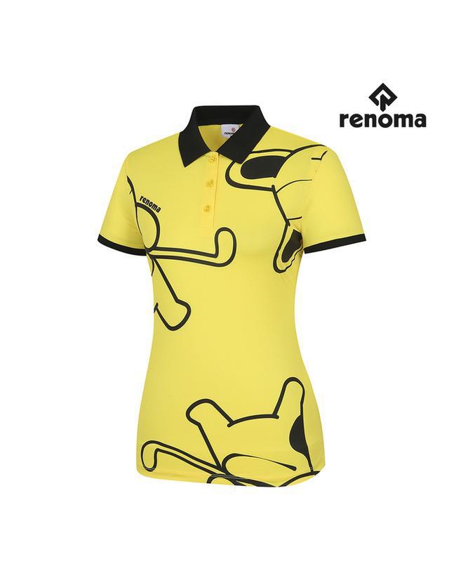 Áo golf polo nữ ngắn tay Renoma RWTPI-6143 Yellow (203)