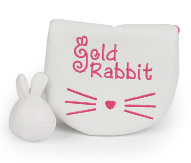 Bọc đầu gậy cover Putter Rabbit WH/PK