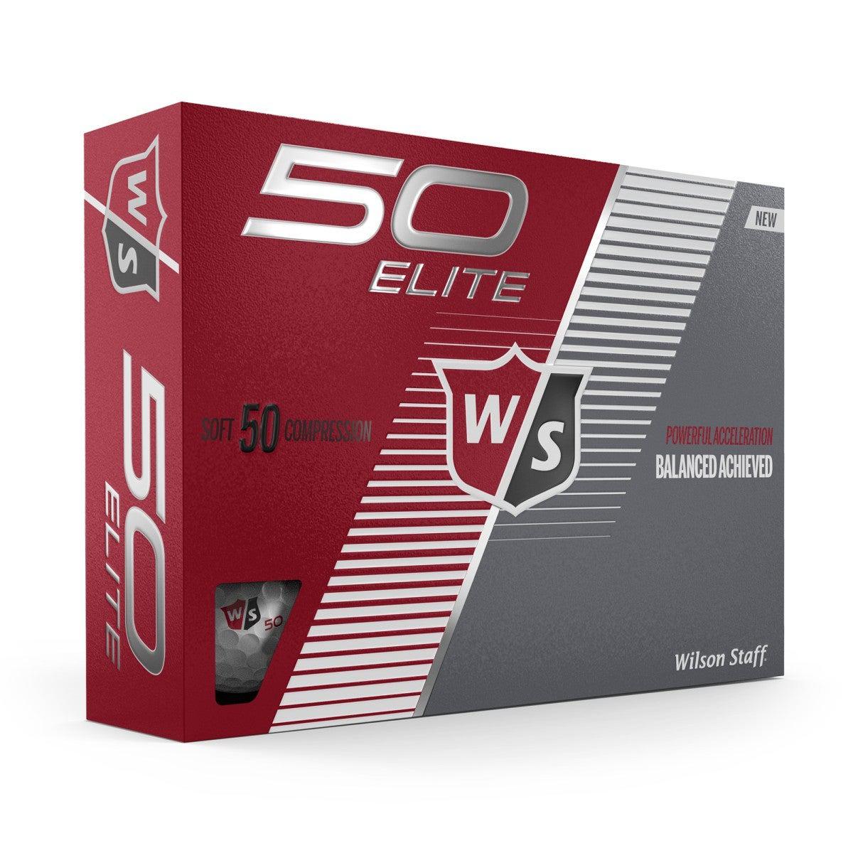 WILSON STAFF FIFTY ELITE GOLF BALL - Doz 