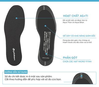 MIẾNG LÓT GIÀY LOẠI PHẲNG PHITEN INSOLE_FLAT TI146003/TI146004