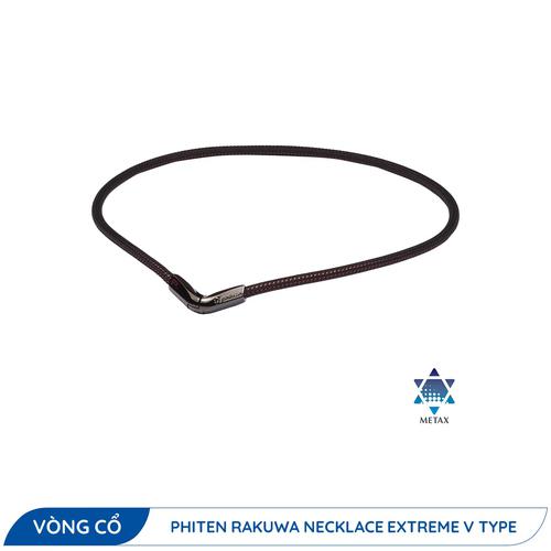 VÒNG CỔ PHITEN RAKUWA NECKLACE EXTREME V TYPE BLACK/RED TG786053