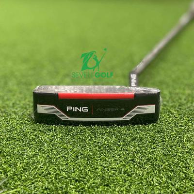 Gậy golf putter Ping 2021 Anser 2 34" Flat 1 Red BLK Chrome Stepless Stell