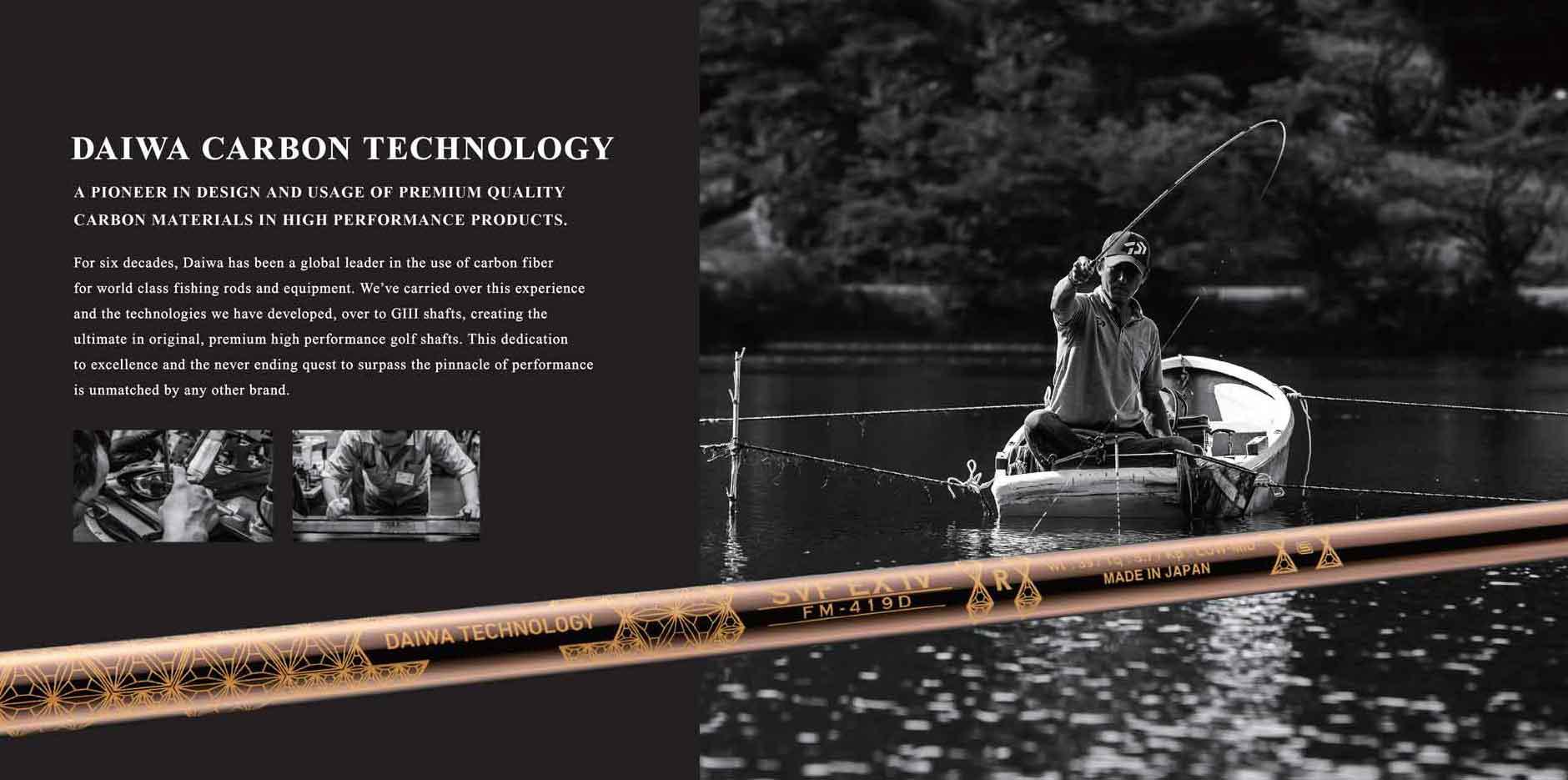 Daiwa_GIII kiệt tác nghệ thuật thủ công gậy golf Nhật Bản