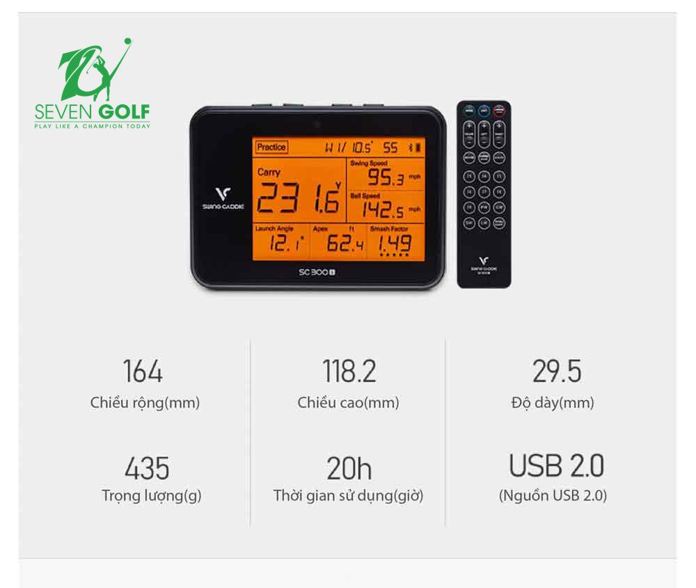 Máy đo swing Voice Caddie SC300i chính hãng