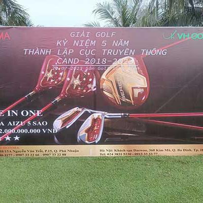 Xuất hiện cú "hole in one" tại giải golf kỷ niệm 5 năm thành lập Cục Truyền Thông CAND