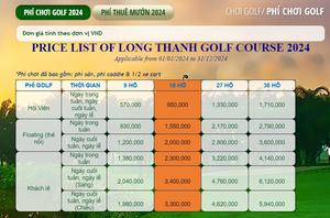 Sân golf Long Thành - Trải nghiệm sự đa dạng và độc đáo tại các hố golf