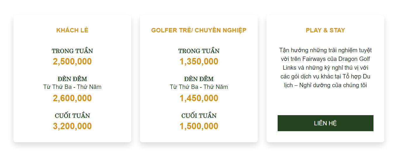 Dragon Golf Links - Thiên Đường Chơi Golf Bên Bờ Biển Đông